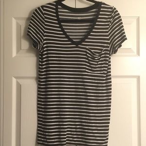 Mossimo striped v-neck tee